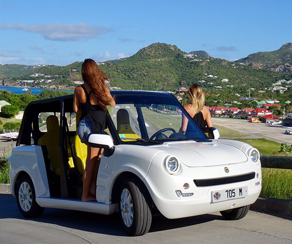 Change car every day on St. Barth